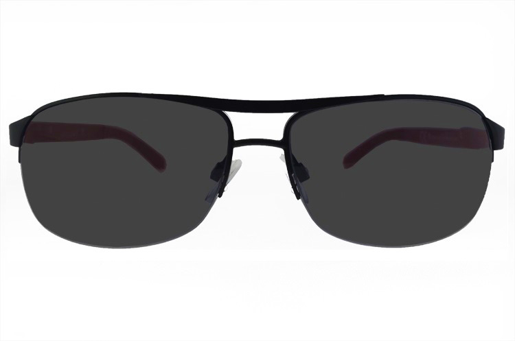 GASOLINE SUNGLASS 16293 BLK RED
